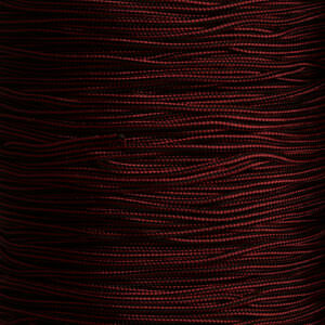 Paracord imperial red black stripe