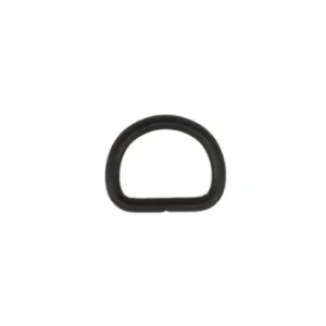 Halbring (D-Ring) Schwarz 16mm