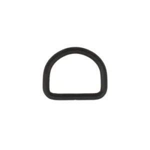 Halbring (D-Ring) Schwarz 20mm