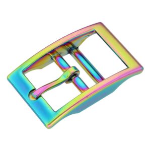 Doppelstegschnalle Regenbogen