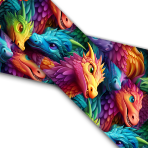 UV bedrucktes BioThane (US)- 3D Dragons