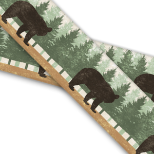 UV bedrucktes BioThane (US)- Brown Bear