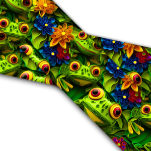 UV bedrucktes BioThane (US)- Frogger