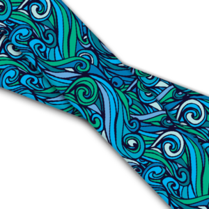 UV bedrucktes BioThane (US)- Marine Waves