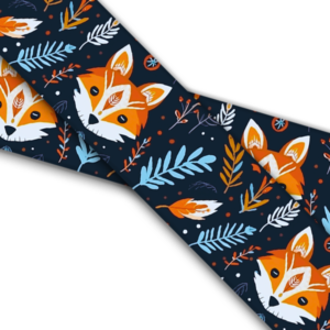 UV bedrucktes BioThane (US)- Boho Foxes