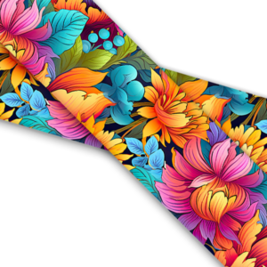 UV bedrucktes BioThane (US)- Bright Floral