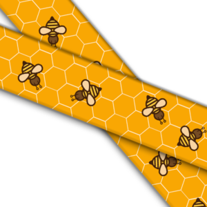 UV bedrucktes BioThane (US)- Bumblebees