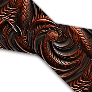 UV bedrucktes BioThane (US)- Carved Leather Feather