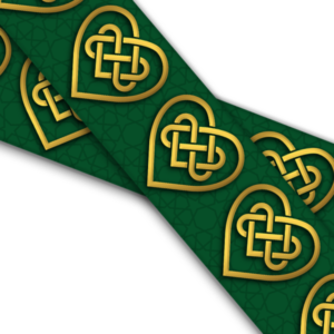 UV bedrucktes BioThane (US)- Celtic-Hearts