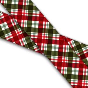 UV bedrucktes BioThane (US)- Christmas Plaid
