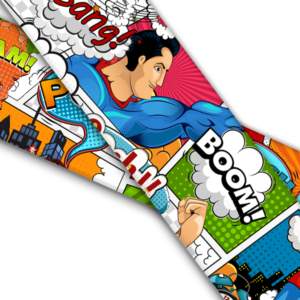 UV bedrucktes BioThane (US)- Comic Hero