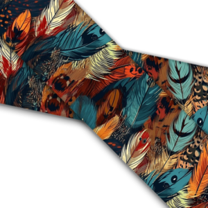 UV bedrucktes BioThane (US)- Fall Feathers