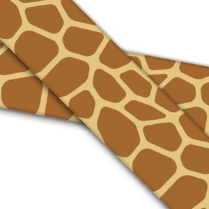 UV bedrucktes BioThane (US)- Giraffe 2