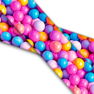 UV bedrucktes BioThane (US)- Gumballs