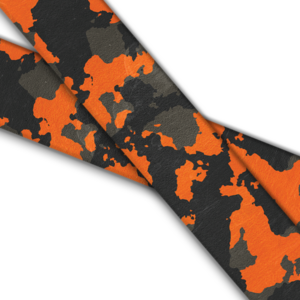 UV bedrucktes BioThane (US)- Orange Camo