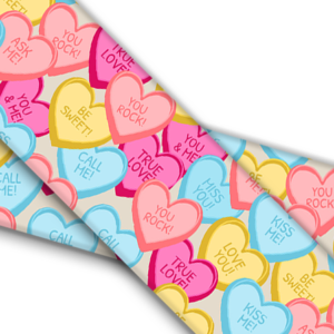 UV bedrucktes BioThane (US)- Conversation Hearts